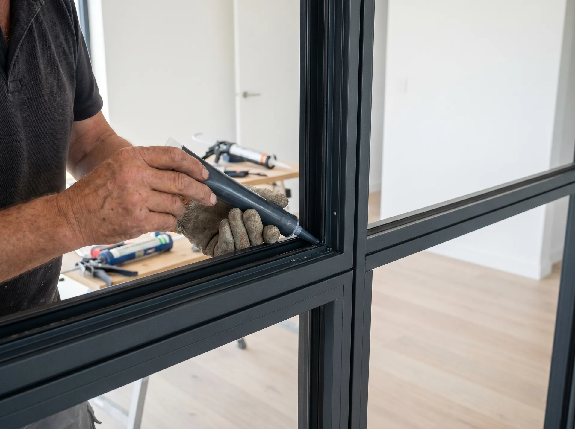 Kozijn vakkundig gemonteerd